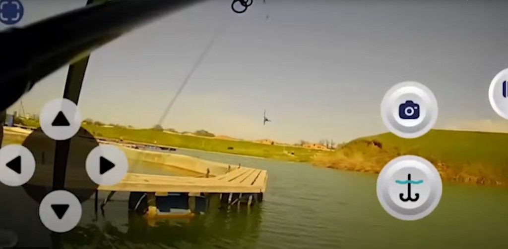 Amazon tributary - pier view